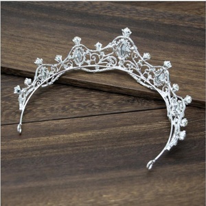 <span class=keywords><strong>Coronas</strong></span> <span class=keywords><strong>de</strong></span> Princesa <span class=keywords><strong>de</strong></span> Cristal y Aleación <span class=keywords><strong>de</strong></span> Moda, Redondas, HA-347 - Product Image 5