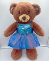 Tenue d'ours princesse personnalisable en usine (14-18 pouces) pour Build-a-Bear, en tissu de coton, rembourrée en mousse de caoutchouc, unisexe, livraison gratuite