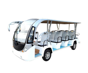 รถชมวิวไฟฟ้าแบบวินเทจ 72V 14 ที่นั่ง ประหยัดพลังงาน สำหรับใช้งานเชิงพาณิชย์ - Product Image 1