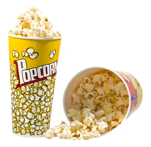 Großhandel benutzer definierte personal isierte Papier Popcorn-Boxen Snack-Verpackung Popcorn-Boxen Lebensmittel behälter Art Box Einweg-Offset akzeptieren