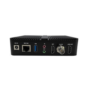 ตัวเข้ารหัสถอดรหัสสัญญาณภาพและเสียงแบบมืออาชีพ 4K60 NDI 12G-SDI สำหรับการสตรีมสด รองรับโปรโตคอล RTMP/RTSP/UDP/HLS เสียง AAC/MP3 สำหรับกล้องถ่ายวิดีโอในสตูดิโอ - Product Image 1