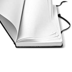 สมุด<span class=keywords><strong>โน๊</strong></span><span class=keywords><strong>ต</strong></span>ลายจุด160แกรมแผ่นฟอยล์ขนาด A5ปกแข็งผ้าสีดำประทับโลโก้ที่กำหนดเองและเย็บผูกพันกับหมายเลขหน้า - Product Image 5