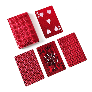 Venta al por mayor de naipes duraderos a prueba de agua impresión personalizada <span class=keywords><strong>Casino</strong></span> 100% naipes de póquer de plástico PVC - Product Image 5