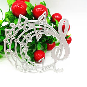 نغمة موسيقية قطع معدنية قوالب لصنع بطاقات اللكم سكين الإستنسل قالب القصاصات لوازم الحرف اليدوية - Product Image 2