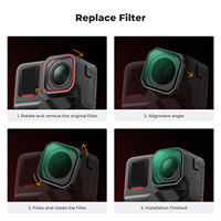 Filtre polarisant anti-reflet K&F Concept AGC en verre optique multicouche pour Insta360 Ace Pro 2