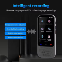 Dispositivo Traductor Inteligente S80 PRO con IA y ChatGPT, 138 Idiomas, Traducción Offline y Online por WiFi, para Viajes de Negocios y Uso en la Oficina