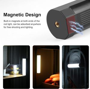 Iluminación para Fotografía 360 ° Varita de Luz Magnética Portátil con Batería Recargable, Luz de Tubo Regulable de 2500-9000K para <span class=keywords><strong>Estudio</strong></span>, 17 cm - Product Image 2