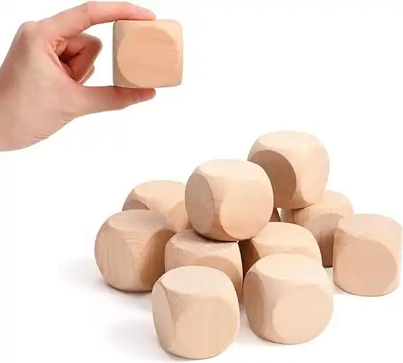 wooden cubes 2 inches