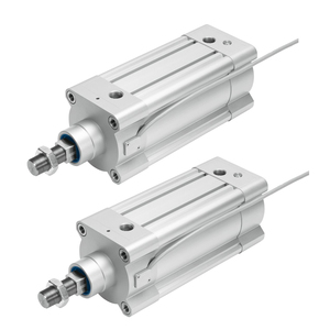 Cilindro neumático estándar DDPC ISO con potenciómetro lineal para equipos de automatización industrial - Product Image 1