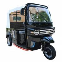Tricycle électrique pour passagers, 4 places, moteur AC 72V 4500W avec batterie LiFePO4, autonomie 150-200 km, pour taxi