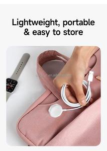 แจ็กเก็ตพีวีซีไร้สายระบบแม่เหล็กสำหรับ Apple Watch <span class=keywords><strong>สาย</strong></span><span class=keywords><strong>ชาร์จ</strong></span>พร้อมการ<span class=keywords><strong>ป</strong></span>้องกันแบบถักเปียสำหรับ Apple Watch - Product Image 6