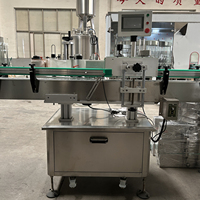 Machine d'étiquetage automatique à grande vitesse pour bouteilles rondes linéaires, autocollantes