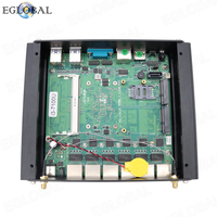 6 * Ports Lan Gigabit NIC ordinateur industriel 8th Core I3 8130U I5 8350U bureau DDR4 Ram MSAT SSD pour pare-feu Pfsense Mini PC