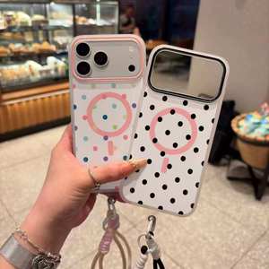 <span class=keywords><strong>Funda</strong></span> Magnética Antigolpes con Cordón y Diseño de Puntos para <span class=keywords><strong>iPhone</strong></span> 17 16 15 <span class=keywords><strong>14</strong></span> 13 12 11 <span class=keywords><strong>Pro</strong></span> <span class=keywords><strong>Max</strong></span>, Venta al Por Mayor - Product Image 5
