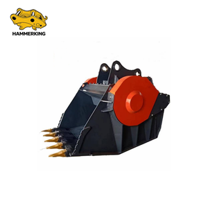Godet de broyage hydraulique durable <span class=keywords><strong>pour</strong></span> <span class=keywords><strong>mini</strong></span>-excavatrice, utilisé dans la construction routière et le recyclage des matériaux - Product Image 1