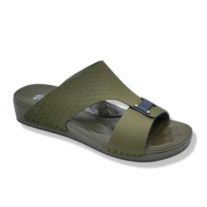 Sandalias de Playa de Diseño Nuevo, <span class=keywords><strong>Chanclas</strong></span> y Pantuflas de Cuero Personalizadas de Fábrica Estilo Árabe para <span class=keywords><strong>Hombre</strong></span> - Product Image 2