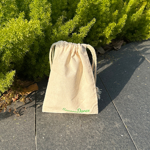 Wholesale <b>Personalized</b> Cotton Drawstring <b>Bag</b> White Cotton Drawstring Pouch With String and Custom Logo - Product Image 3