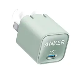 Adaptador de cargador <span class=keywords><strong>Anker</strong></span> USB C GaN <span class=keywords><strong>30W</strong></span> 511 <span class=keywords><strong>Anker</strong></span> <span class=keywords><strong>Nano</strong></span> 3 PIQ 3,0 Cargador rápido plegable PPS para iPhone - Product Image 2