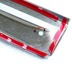 Xe cơ thể Chrome phụ kiện cửa sổ trang trí <span class=keywords><strong>TRIM</strong></span> cho Hiace 2005-2008-2018 minibus cửa sổ tự động phụ kiện - Product Image 5