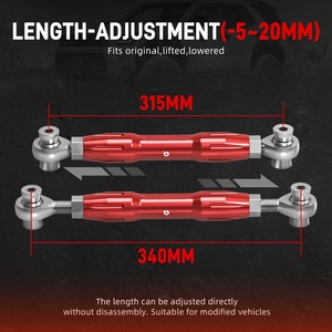BEVINSEE <span class=keywords><strong>Kit</strong></span> <span class=keywords><strong>de</strong></span> bras <span class=keywords><strong>de</strong></span> commande <span class=keywords><strong>de</strong></span> carrossage <span class=keywords><strong>de</strong></span> <span class=keywords><strong>Suspension</strong></span> arrière réglable pour Toyota 4Runner 2010-2024 #48710-60160 - Product Image 5