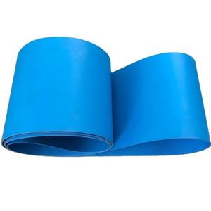 Sabuk Konveyor 2-Lapisan Jingtian Blue PU Matt Anti Lengket untuk Penggunaan Pabrik Makanan & Minuman - Product Image 1