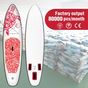 2023 New design OEM factory China supplier wholesale custom leash surfboard tabla de paddle surf sup board glass fiber
