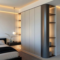Meuble de rangement professionnel en bois pour chambre à coucher, avec 2 tiroirs à chaussures et à bijoux, autoportant, durable, écologique, en mélamine, design minimaliste