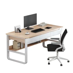 Factory Hot Sale Desks And Chair With Shelves Table Desktop PC Computer Desk