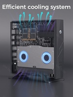 Mini PC para Juegos de 13.ª Generación con Intel I9 13900HX/13900HK/13900H, 2xDDR5, PCIe 4.0, RTX 4070 de 8GB, LAN 2.5G, Windows 11, 2HD, 4K, Tipo-C, WIFI6, Ventilador