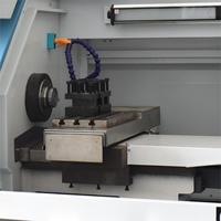 Tour à métaux CNC de petite taille haute précision, système de contrôle GSK, rail plat CK0640, tour à métaux CNC, machine à tour à métaux CNC
