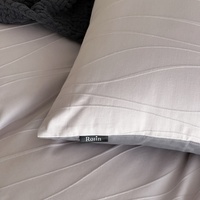 Ensemble de literie d'hiver pour hôtel, en coton brossé doux, grand jacquard, 4 pièces, housse de couette et draps pour chambre à coucher