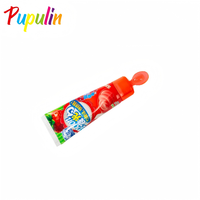 20g Bonbons liquides pour enfants à saveur de fraise avec cuillère Tube de dentifrice Chocolat Fruité Halal Boîte d'emballage certifiée