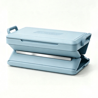 Nieuwe Design 42L Geïsoleerde PP Schuim Outdoor Camping Opvouwbare Koelboxen Met Handgrepen