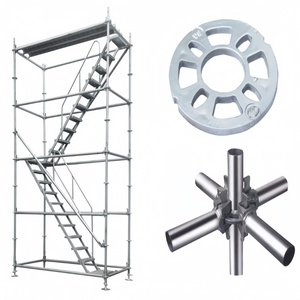 Vòng khóa giàn giáo hệ thống khung kim loại thép để xây dựng hàng hóa xây dựng và thiết bị lưu trữ - Product Image 4