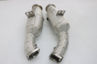 Tuyau d'échappement haute performance 200 cellules avec isolation pour moteur C43 W205 E43 W213 GLC43 GLE43 C450 AMG 3.0T M276 2016+