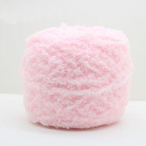 Toptan çeşitli renkler için yumuşak Polyester fantezi tığ mercan polar iplik örgü tığ - Product Image 5