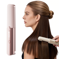 Plancha de Pelo Portátil de Viaje, Mini Recargable, 5000mAh, 240g, Ligera, Inalámbrica, Calentamiento Rápido, Plancha de Viaje
