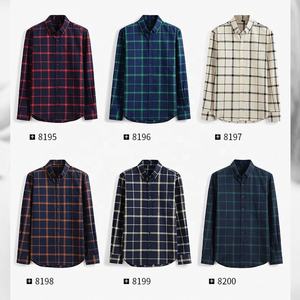 Camisa de Franela a Cuadros para Hombre, Estilo Leñador, Tartán, Camisa Casual de Algodón Cepillado - Product Image 5