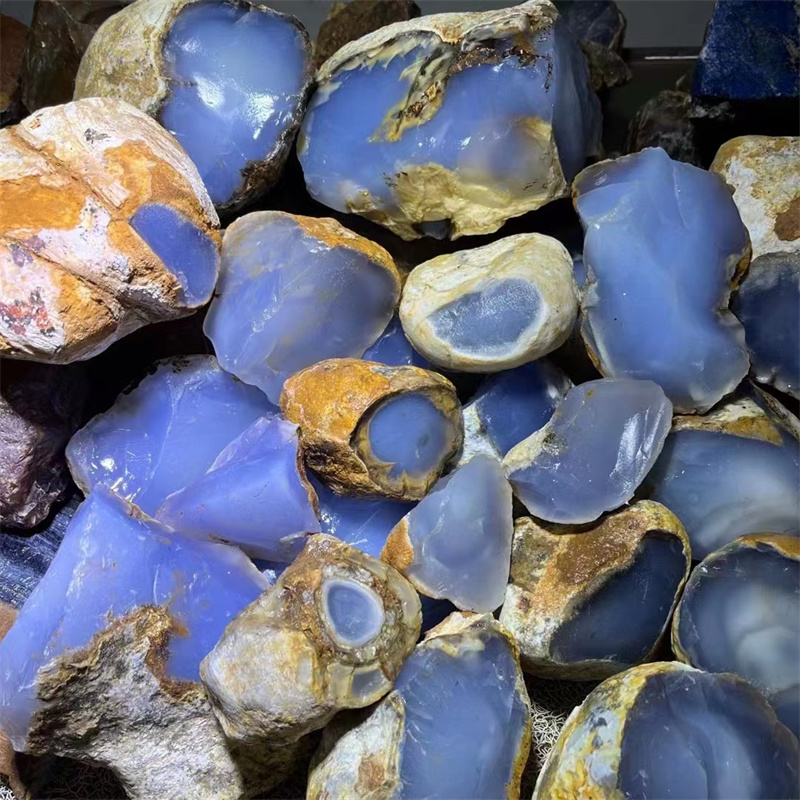 Blue chalcedony