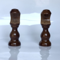 Tringle à rideau en bois de 35 mm, support de tringle pour rideau, barre en bois pour rideau, anneau de tringle à rideau
