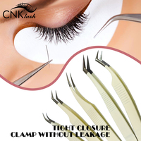 Pince à cils professionnelle en acier inoxydable de haute précision Clips floraux Style chinois pour l'application permanente des cils