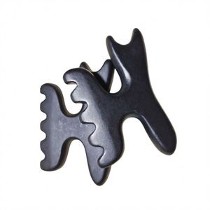 Masseur plantaire en pierre naturelle de Bian, thérapie Gua Sha, bâton d'acupuncture universel, outil de massage en pierre de Bian - Product Image 5