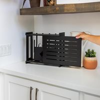 Boîte de rangement pour routeur WiFi en bois - Étagère décorative murale standard pour modem avec système de gestion des câbles