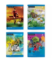 Carnet d'exercices en gros pour camarades de classe, 200 pages, couverture souple, lignage simple, thème football, cahier d'étudiant arabe pour l'école et le bureau