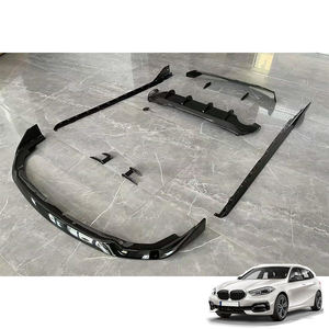 Nuevo Kit de Carrocería ABS con Recortes para Escape, Clip-on para <span class=keywords><strong>Serie</strong></span> 1 F40, Negro, Lip Delantero, Faldones Laterales, Alerón de Techo, Difusor Trasero - Product Image 6
