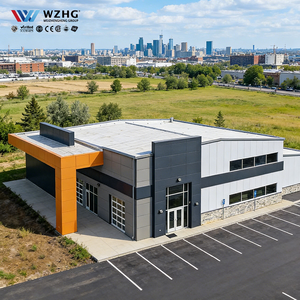 Bâtiment d'entrepôt en structure acier haute capacité et robuste pour l'agroponique, avec une durée de vie de 50 ans et une certification ISO9001 - Product Image 1