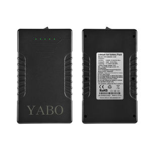 YABO Batteries et chargeurs universels rechargeables au lithium 18650 pour ordinateur portable avec lumière <span class=keywords><strong>LED</strong></span>, sortie DC USB 12V 6000mAh/5V 12000mAh - Product Image 4