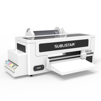 Imprimante DTF à jet d'encre automatique A3 de 13 pouces XP600 avec four de séchage à agitateur pour textile multifonction