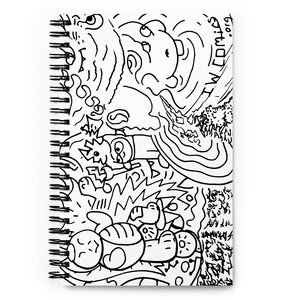 IW Comics # Quaderno a Spirale A4 con Fogli Staccabili, Carta per Disegno e Pittura, Copertina Rigida, Blocco da Disegno per Regalo e Promozione - Product Image 1