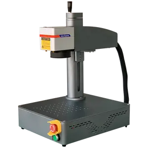 Bestseller MAX Raycus JPT Laserquelle kleines Desktop-Modell 20 W 30 W 50 W Faserlaser-Markierungsmaschine